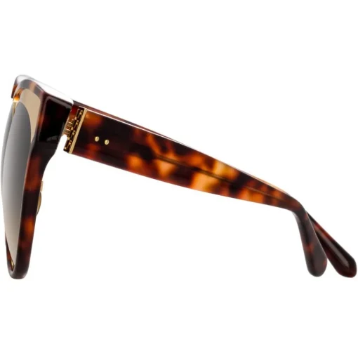 Linda Farrow - 790 C2 Oversized Sunglasses - Tortoise - Eyewear - Avvenice^ Sunglasses & Eyewear