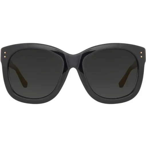 Linda Farrow - 513 C6 Oversized Sunglasses - Black - Eyewear - Avvenice