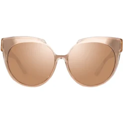 Linda Farrow - 790 C4 Oversized Sunglasses - Ash - Eyewear - Avvenice