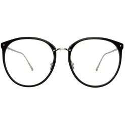 Linda Farrow - 747 C8 Oversized Optical Frames - Black - Eyewear - Avvenice