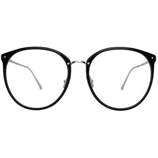 Linda Farrow - 747 C8 Oversized Optical Frames - Black - Eyewear - Avvenice