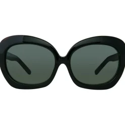 Linda Farrow - 600 C1 Oversized Sunglasses - Black - Eyewear - Avvenice^ Sunglasses & Eyewear