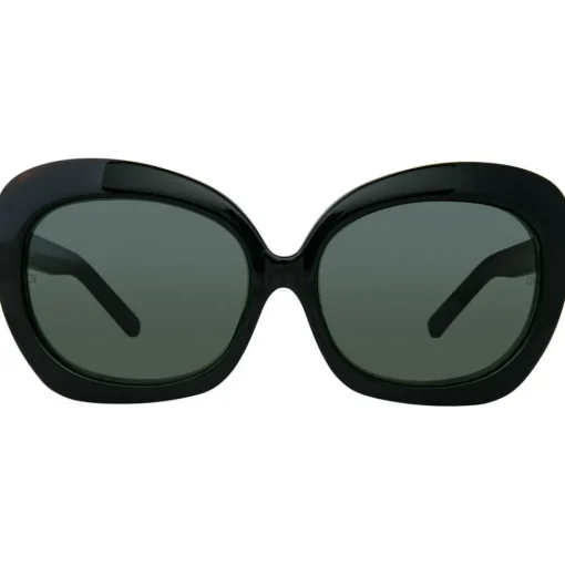 Linda Farrow - 600 C1 Oversized Sunglasses - Black - Eyewear - Avvenice^ Sunglasses & Eyewear