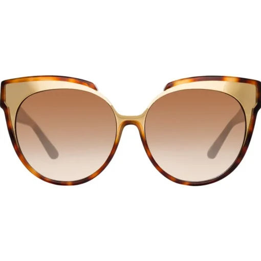 Linda Farrow - 790 C2 Oversized Sunglasses - Tortoise - Eyewear - Avvenice^ Sunglasses & Eyewear