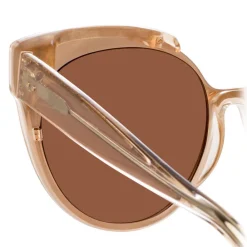 Linda Farrow - 790 C4 Oversized Sunglasses - Ash - Eyewear - Avvenice