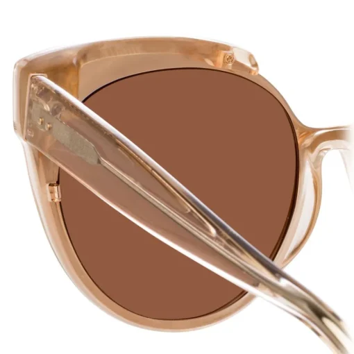 Linda Farrow - 790 C4 Oversized Sunglasses - Ash - Eyewear - Avvenice