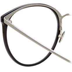 Linda Farrow - 747 C8 Oversized Optical Frames - Black - Eyewear - Avvenice