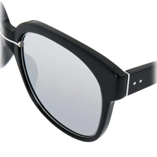 Linda Farrow - 651 C3 Oversized Sunglasses - Black - Eyewear - Avvenice^ Sunglasses & Eyewear