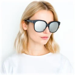Linda Farrow - 651 C3 Oversized Sunglasses - Black - Eyewear - Avvenice^ Sunglasses & Eyewear