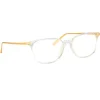 Linda Farrow - 486 C4 Rectangular Optical Frames - Clear - Eyewear - Avvenice