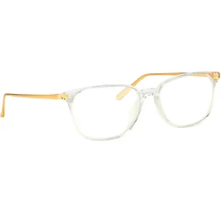 Linda Farrow - 486 C4 Rectangular Optical Frames - Clear - Eyewear - Avvenice