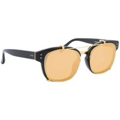 Linda Farrow - 584 C1 Rectangular Sunglasses - Black - Eyewear - Avvenice^ Sunglasses & Eyewear