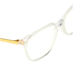 Linda Farrow - 486 C4 Rectangular Optical Frames - Clear - Eyewear - Avvenice