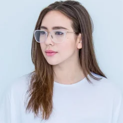 Linda Farrow - 506 C5 Rectangular Optical Frames - Candyfloss - Eyewear - Avvenice