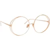 Linda Farrow - 816 C11 Round Optical Frames - Rose Gold - Eyewear - Avvenice^ Sunglasses & Eyewear