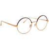 Linda Farrow - 583 C4 Round Optical Frames - Rose Gold - Eyewear - Avvenice