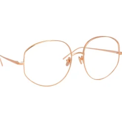 Linda Farrow - 750 C3 Round Optical Frames - Rose Gold - Eyewear - Avvenice