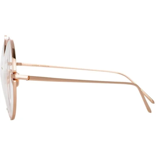 Linda Farrow - 816 C11 Round Optical Frames - Rose Gold - Eyewear - Avvenice^ Sunglasses & Eyewear