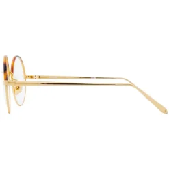 Linda Farrow - 583 C2 Round Optical Frames - Gold - Eyewear - Avvenice^ Sunglasses & Eyewear