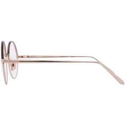 Linda Farrow - 583 C4 Round Optical Frames - Rose Gold - Eyewear - Avvenice