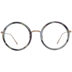 Linda Farrow - 239 C54 Round Optical Frames - Grey Marble - Eyewear - Avvenice^ Sunglasses & Eyewear