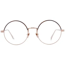 Linda Farrow - 583 C4 Round Optical Frames - Rose Gold - Eyewear - Avvenice