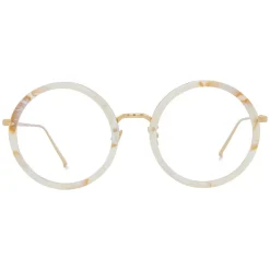 Linda Farrow - 239 C55 Round Optical Frames - Quartz - Eyewear - Avvenice