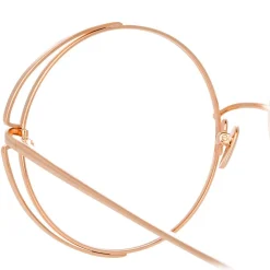 Linda Farrow - 816 C11 Round Optical Frames - Rose Gold - Eyewear - Avvenice^ Sunglasses & Eyewear