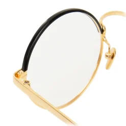 Linda Farrow - 583 C1 Round Optical Frames - Gold - Eyewear - Avvenice^ Sunglasses & Eyewear