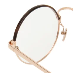 Linda Farrow - 583 C4 Round Optical Frames - Rose Gold - Eyewear - Avvenice