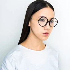Linda Farrow - 645 C1 Round Optical Frames - Black - Eyewear - Avvenice