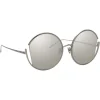 Linda Farrow - 851 C2 Round Sunglasses - Yellow Gold - Eyewear - Avvenice^ Sunglasses & Eyewear