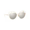 Linda Farrow - 853 C1 Round Sunglasses - Rose Gold - Eyewear - Avvenice^ Sunglasses & Eyewear