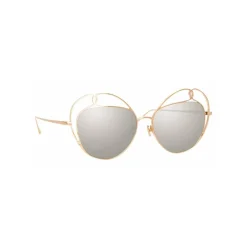 Linda Farrow - 853 C1 Round Sunglasses - Rose Gold - Eyewear - Avvenice^ Sunglasses & Eyewear