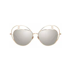 Linda Farrow - 853 C1 Round Sunglasses - Rose Gold - Eyewear - Avvenice^ Sunglasses & Eyewear