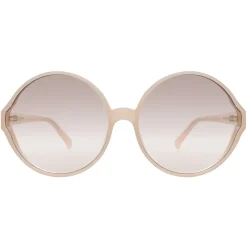 Linda Farrow - 657 C15 Round Sunglasses - Milky Pink - Eyewear - Avvenice