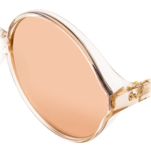 Linda Farrow - 657 C5 Round Sunglasses - Ash - Eyewear - Avvenice