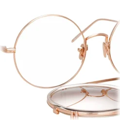 Linda Farrow - 741 C6 Round Sunglasses - Ash - Eyewear - Avvenice^ Sunglasses & Eyewear