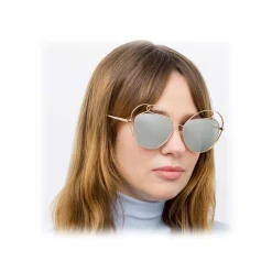 Linda Farrow - 853 C1 Round Sunglasses - Rose Gold - Eyewear - Avvenice^ Sunglasses & Eyewear