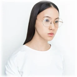 Linda Farrow - 647 C1 Round Sunglasses - Yellow Gold - Eyewear - Avvenice^ Sunglasses & Eyewear