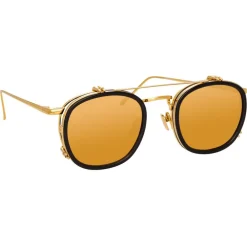 Linda Farrow - 743 C2 Square Sunglasses - Black - Eyewear - Avvenice^ Sunglasses & Eyewear