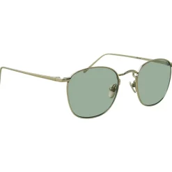 Linda Farrow - 479 C10 Square Sunglasses - White Gold - Eyewear - Avvenice