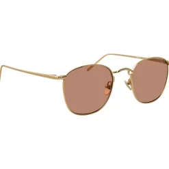 Linda Farrow - 479 C12 Square Sunglasses - Light Gold - Eyewear - Avvenice^ Sunglasses & Eyewear