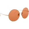 Linda Farrow - 626 C5 Square Sunglasses - Light Gold - Eyewear - Avvenice^ Sunglasses & Eyewear