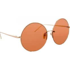 Linda Farrow - 626 C5 Square Sunglasses - Light Gold - Eyewear - Avvenice^ Sunglasses & Eyewear