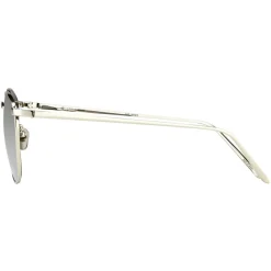 Linda Farrow - 479 C2 Square Sunglasses - White Gold - Eyewear - Avvenice