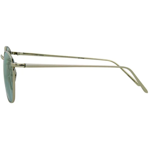 Linda Farrow - 479 C10 Square Sunglasses - White Gold - Eyewear - Avvenice