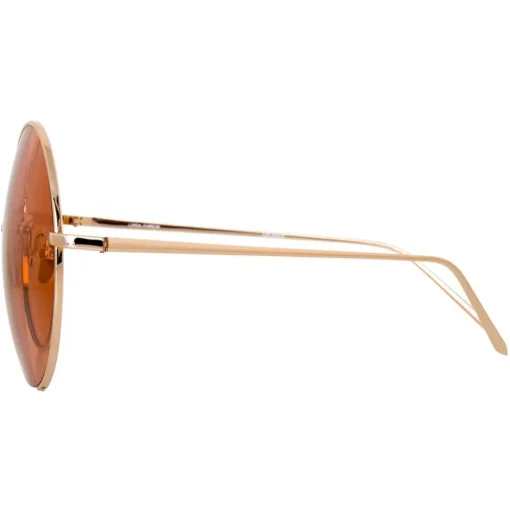 Linda Farrow - 626 C5 Square Sunglasses - Light Gold - Eyewear - Avvenice^ Sunglasses & Eyewear