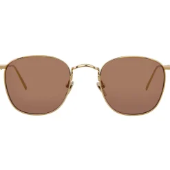 Linda Farrow - 479 C12 Square Sunglasses - Light Gold - Eyewear - Avvenice^ Sunglasses & Eyewear