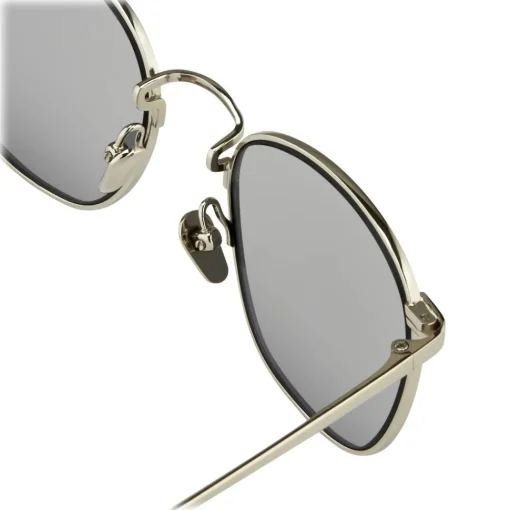Linda Farrow - 479 C2 Square Sunglasses - White Gold - Eyewear - Avvenice